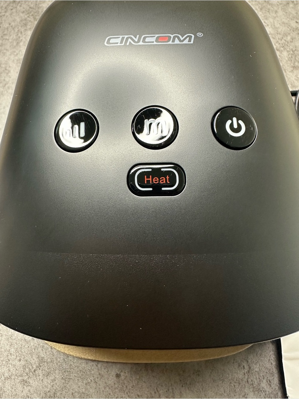 CINCOM Hand Massager - Black and Gold - Picture 2 of 5